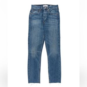 RE/DONE High Rise Stove Pipe Jeans